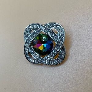 Ginger Snap #215 - “Elegant Rainbow Wedding Knot” 18mm Snap for Bracelets! VIDEO